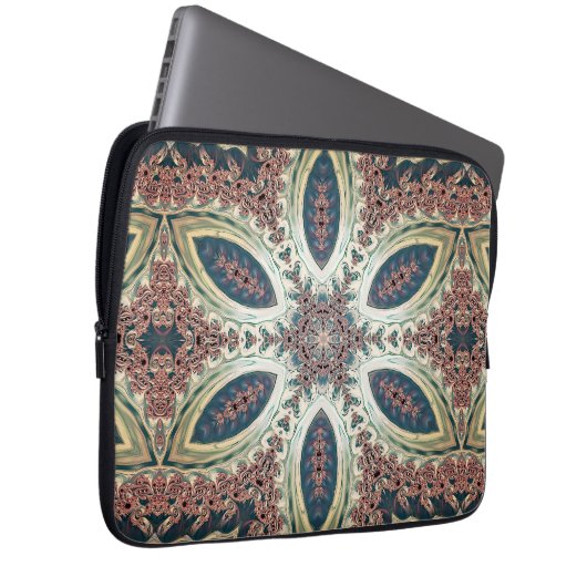 Celestial Petals of Infinity Laptopschutzhülle (Vorne Rechts)