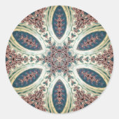 Celestial Petals of Infinity Runder Aufkleber (Vorderseite)