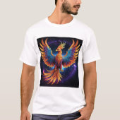 "Celestial Phoenix Rebirth T - Shirt" T-Shirt (Vorderseite)