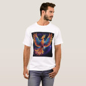 "Celestial Phoenix Rebirth T - Shirt" T-Shirt (Vorne ganz)
