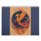 "Celestial Phoenix Tattoo Design Kalender (Titelbild)