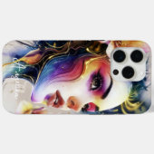 Celestial Phone Cover gemalt Frauen Fantasie Lover (Rückseite (Horizontal))