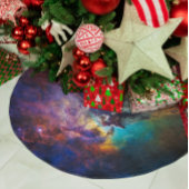 Celestial Photo Lagunennebel Polyester Weihnachtsbaumdecke