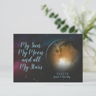Celestial Photo Thank You Cards Save The Date