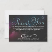 Celestial Photo Thank You Cards Save The Date (Rückseite)