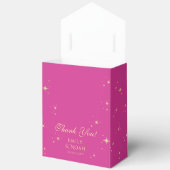 Celestial Pink Gold Sun Moon Stars Hochzeit Geschenkschachtel (Offen)