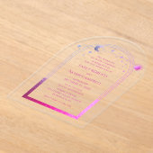 Celestial Pink Sun Moon Stars Galaxy Space Acryleinladungen (Ablage )