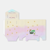 Celestial Pisces Watercolor | 1st Birthday Geschenkschachtel (Ungefaltet)
