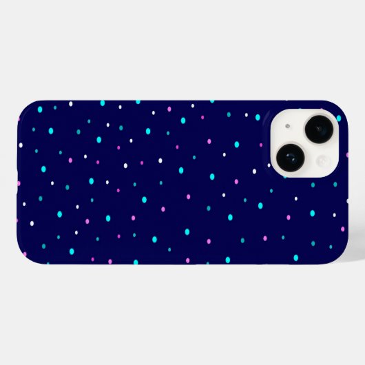 Celestial Polka Dots Case-Mate iPhone Hülle (Rückseite (Horizontal))
