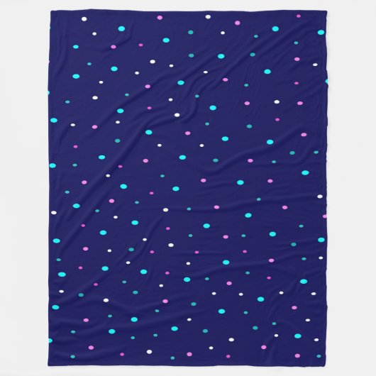 Celestial Polka Dots Fleecedecke (Vorderseite)