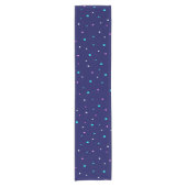 Celestial Polka Dots Kurzer Tischläufer (Vorderseite)
