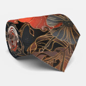 Celestial Poppies Krawatte (Gerollt)