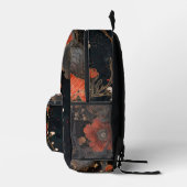 Celestial Poppies Personalisiert Bedruckter Rucksack (Rechts)