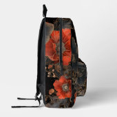 Celestial Poppies Personalisiert Bedruckter Rucksack (Links)