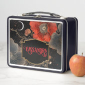 Celestial Poppies Personalisiert Metall Brotdose (Beispiel)