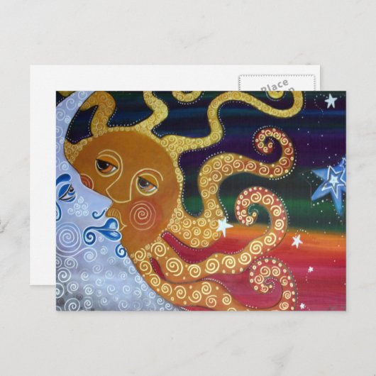 Celestial Postcard Postkarte (Vorne/Hinten)