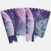 Celestial Purple Galaxy Moon Wedding Geschenkschachtel (Ungeklappt)