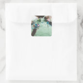 Celestial Quadratischer Aufkleber (Tasche)