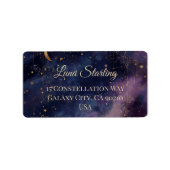 Celestial Quinceñera, Brauch Adressaufkleber (Vorne)