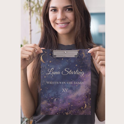 Celestial Quinceñera, Brauch Klemmbrett