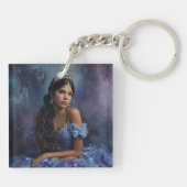Celestial Quinceñera, Brauch Schlüsselanhänger (Rückseite)