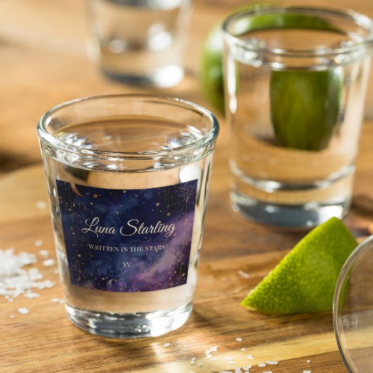 Celestial Quinceñera, Brauch Schnapsglas