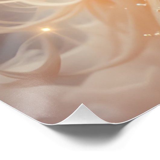 Celestial Radiant Goddess Poster (Ecke)