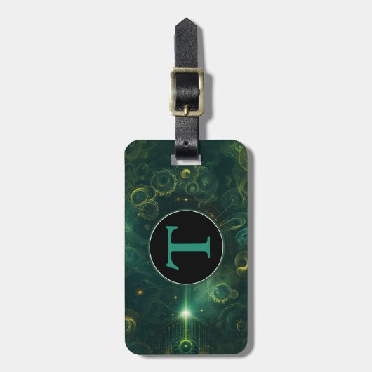 Celestial Requiem Gepäckanhänger (Vorderseite vertikal)