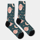 Celestial Romance Dreamy Moon & Stars Valentine Se Socken (Rechts)