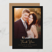 Celestial Romance Wedding Dankeskarte (Vorne/Hinten)