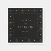 Celestial Romance Wedding Serviette (Vorderseite)