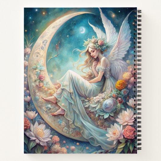 Celestial Rose Fairy Notebook Notizblock (Rückseite)