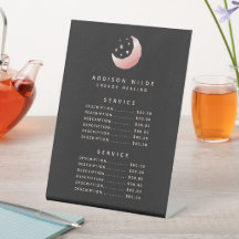 Celestial Rose Gold Crescent Moon Service Price