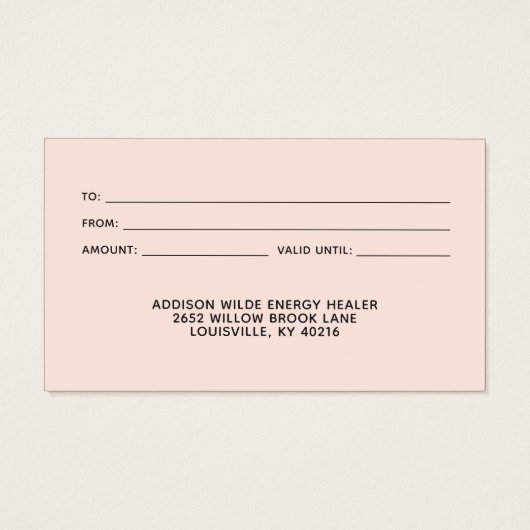 Celestial Rose Gold Crescent Moon Stars Geschenkka (Rückseite)