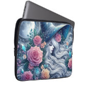 Celestial Rose Witch Dreamscape Laptopschutzhülle (Vorne Rechts)