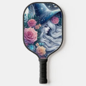 Celestial Rose Witch Dreamscape Pickleball Schläger (Vorderseite)