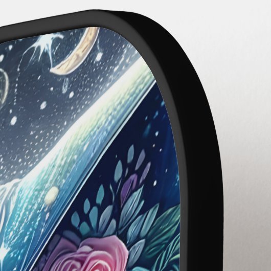 Celestial Rose Witch Dreamscape Pickleball Schläger (Linke Seite)