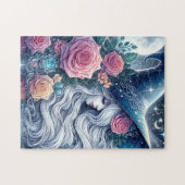 Celestial Rose Witch Dreamscape Puzzle (Horizontal)