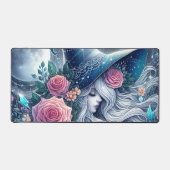 Celestial Rose Witch Dreamscape Schreibtischunterlage (Vorderseite)