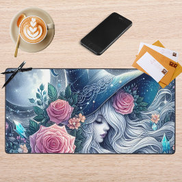 Celestial Rose Witch Dreamscape Schreibtischunterlage