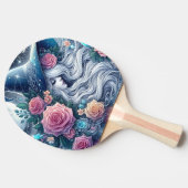 Celestial Rose Witch Dreamscape Tischtennis Schläger (Seitenansicht)