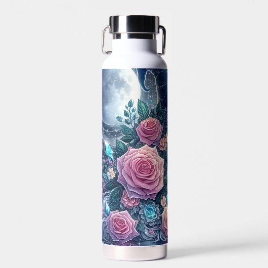 Celestial Rose Witch Dreamscape Trinkflasche (Vorne)
