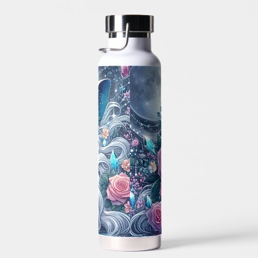 Celestial Rose Witch Dreamscape Trinkflasche (Rechts)