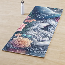 Celestial Rose Witch Dreamscape Yogamatte