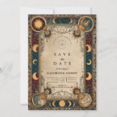 Celestial Royal Baroque Wedding Save The Date (Vorderseite)