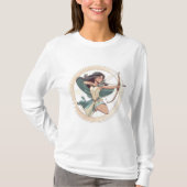 Celestial Sagittarius Huntress T-Shirt (Vorderseite)