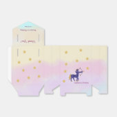 Celestial Sagittarius Watercolor | 1st Birthday Geschenkschachtel (Ungefaltet)