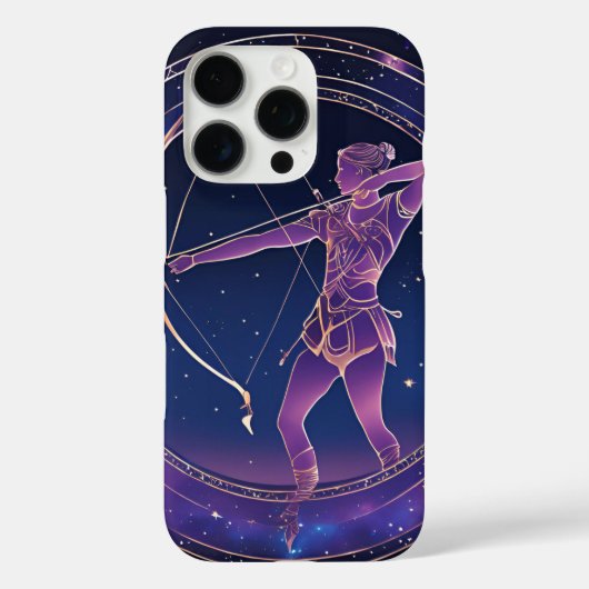 Celestial Sagittarius Zodiac Sign Case-Mate iPhone Hülle (Rückseite)
