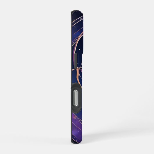 Celestial Sagittarius Zodiac Sign iPhone Hülle (Rechte Seite)