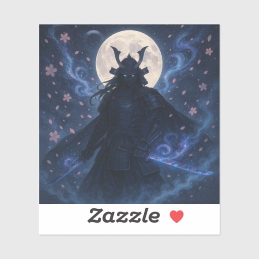 Celestial Samurai Dark Fantasy Anime Vinyl Aufkleb Aufkleber (Blatt)